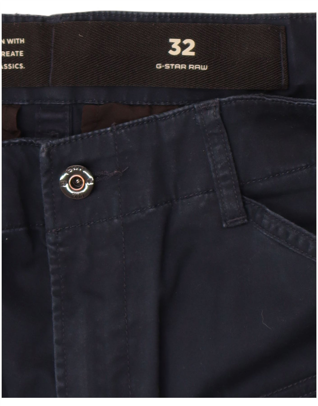 Ανδρικό σορτς Cargo G-Star W32 Medium Navy Blue