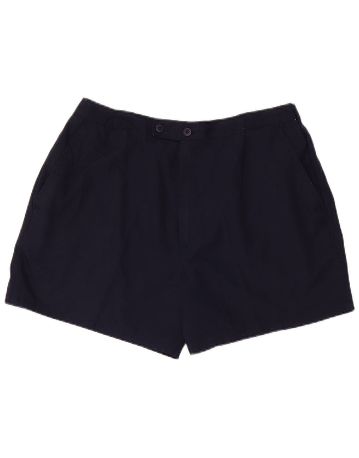 Vintage ανδρικό σορτς Chino W30 μεσαίου μπλε πολυεστέρα