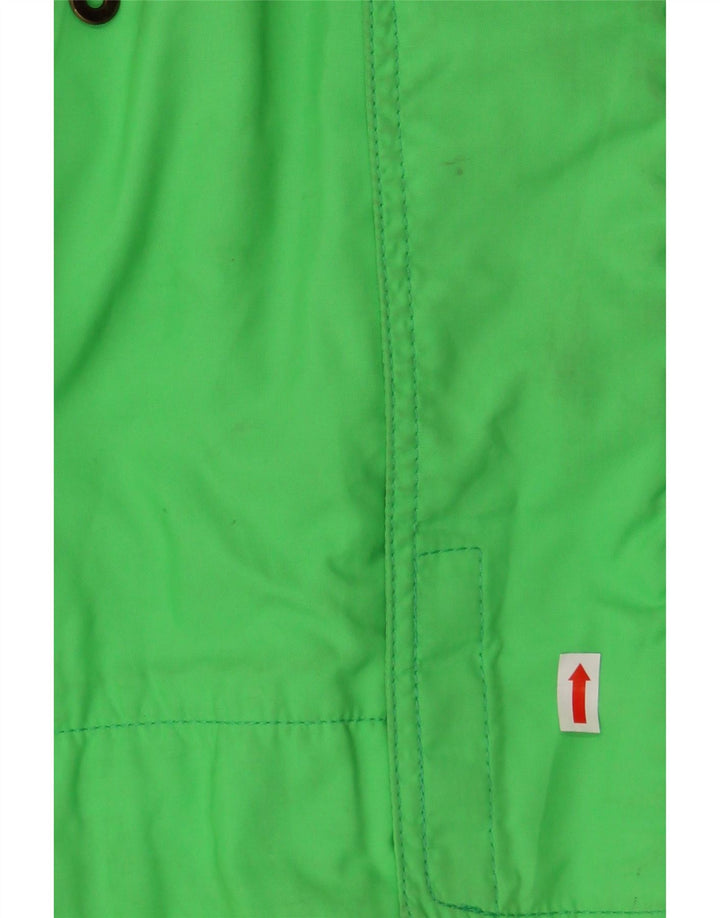 BELFE Mens Windbreaker Jacket IT 52 XL Green Colourblock Nylon Vintage Belfe and Second-Hand Belfe from Messina Hembry 