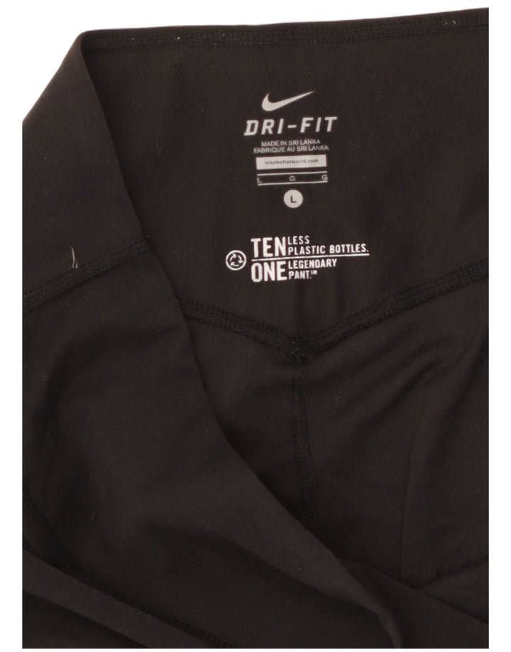 Γυναικείο αθλητικό σορτς NIKE Dri Fit Bermuda UK 16 μεγάλο μαύρο