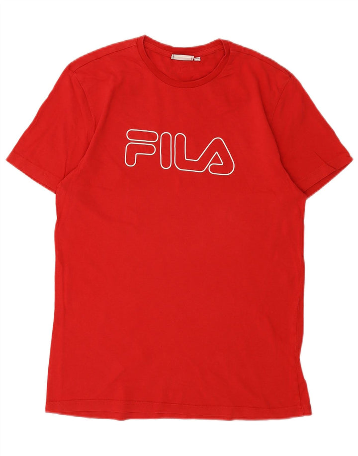 Ανδρικό γραφικό T-Shirt FILA Top XS Red