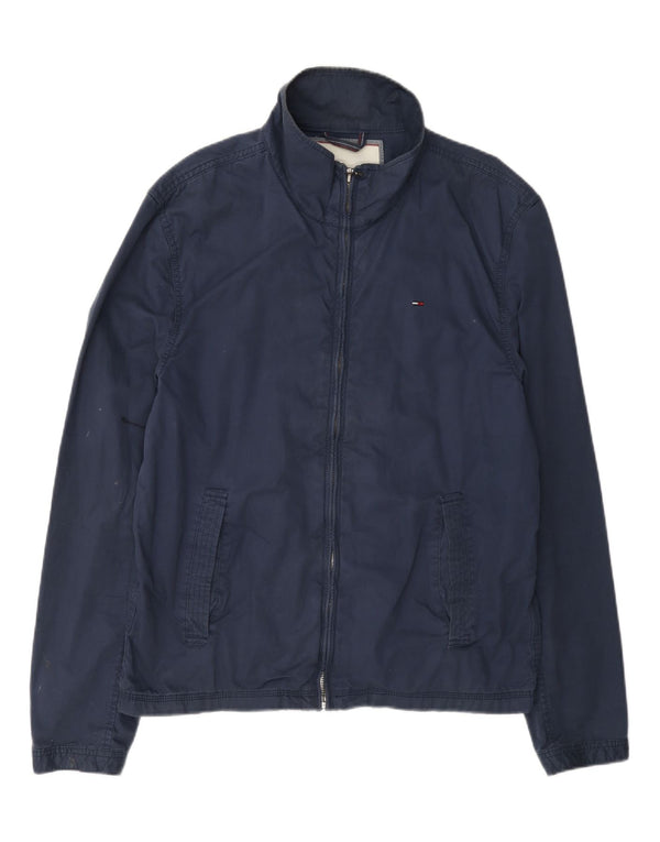 Ανδρικό μπουφάν Tommy Hilfiger UK 42 XL Navy Blue Cotton