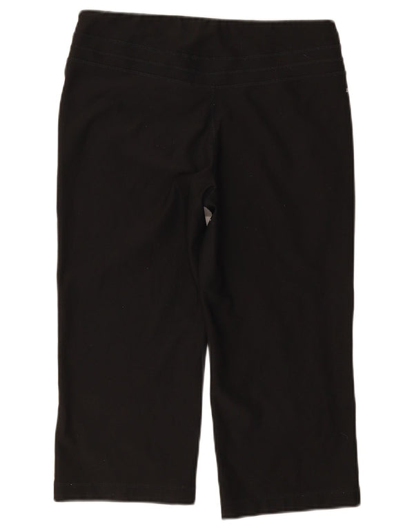 Γυναικεία κολάν Nike Dri Fit Capri Αθλητικά μεσαίου μαύρου πολυεστέρα
