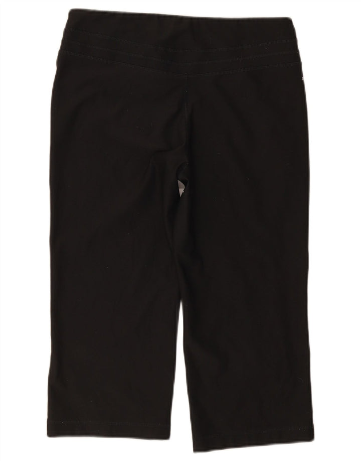 Γυναικεία κολάν Nike Dri Fit Capri Αθλητικά μεσαίου μαύρου πολυεστέρα