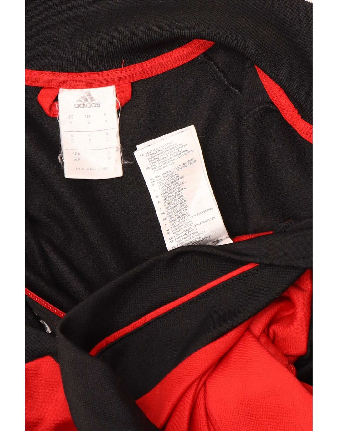 Ανδρική φόρμα Adidas Top Jacket Small Black Colourblock Polyester