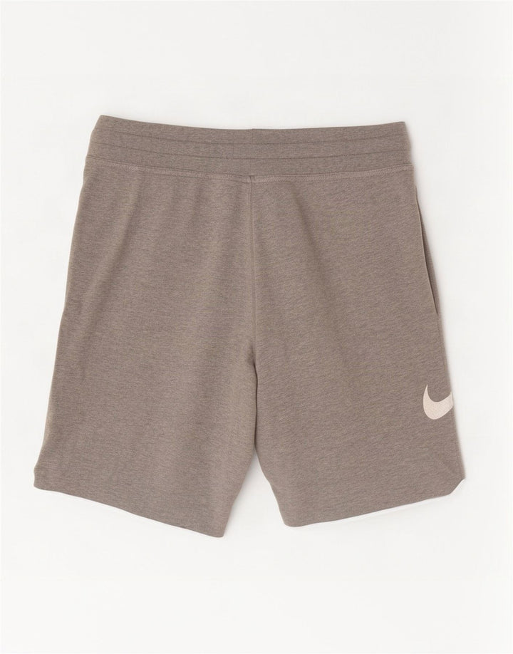 Ανδρικό γραφικό αθλητικό σορτς Nike από μεσαίο γκρι βαμβακερό