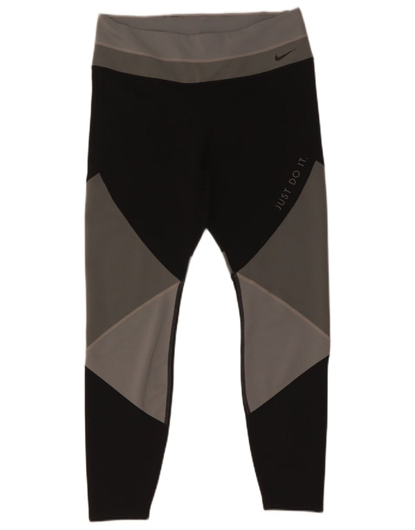 Γυναικεία κολάν Nike Dri Fit Crop UK 14 Μεγάλο πολύχρωμο μπλοκ
