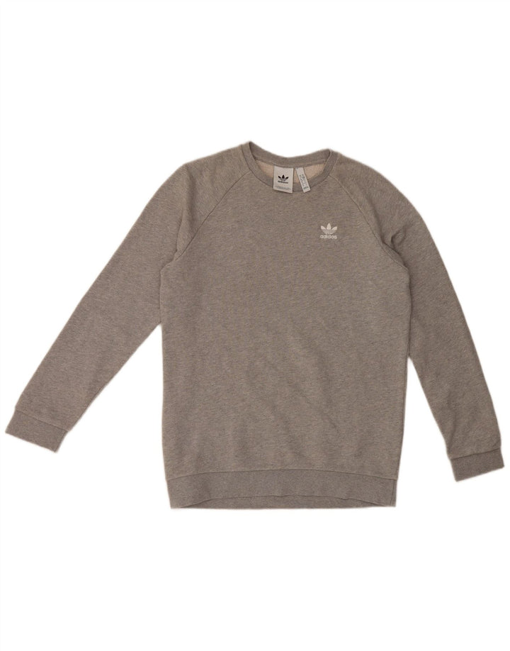 Ανδρικό φούτερ Adidas Jumper Μικρό Γκρι βαμβακερό