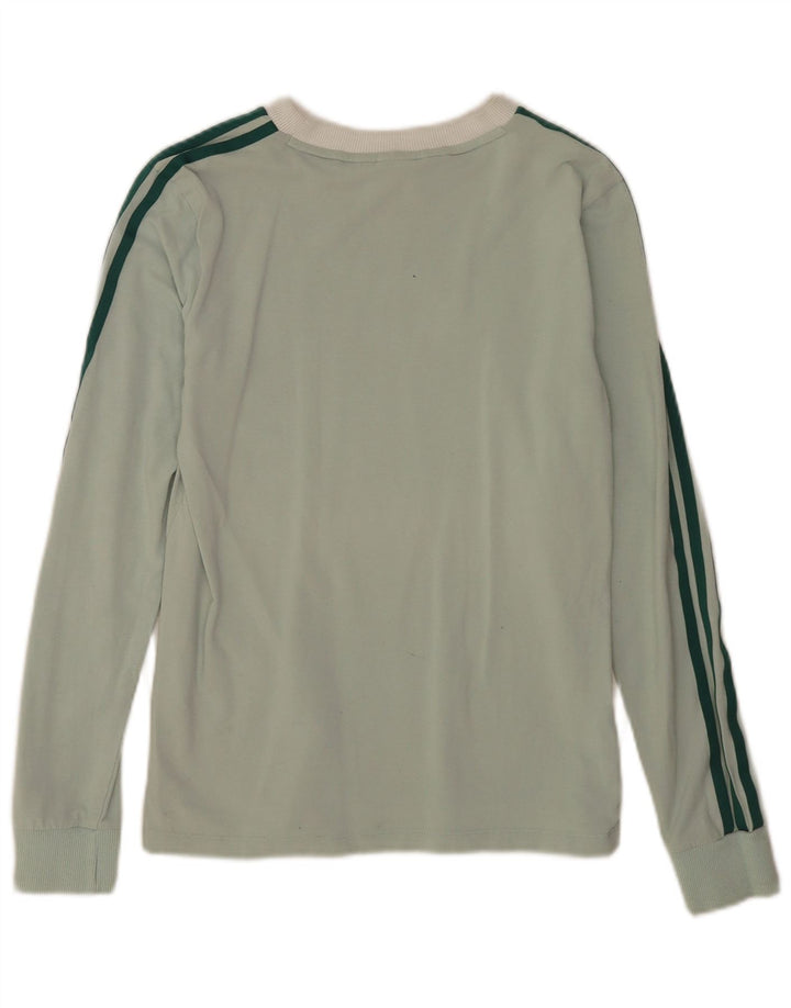Adidas Γυναικείο τοπ μακρυμάνικο UK 10 Small Green