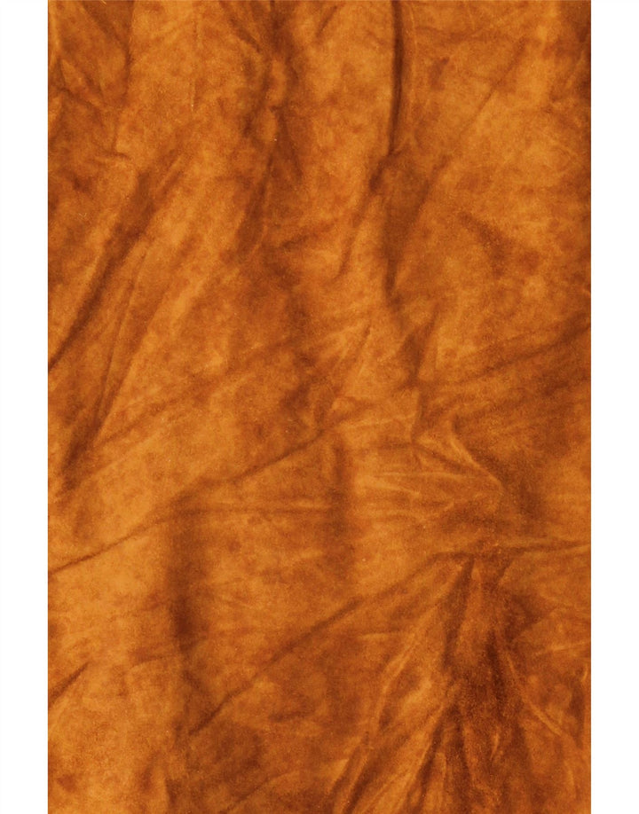 Vintage Ανδρικό Suede Bomber Jacket EU 56 3XL Καφέ Δερμάτινο