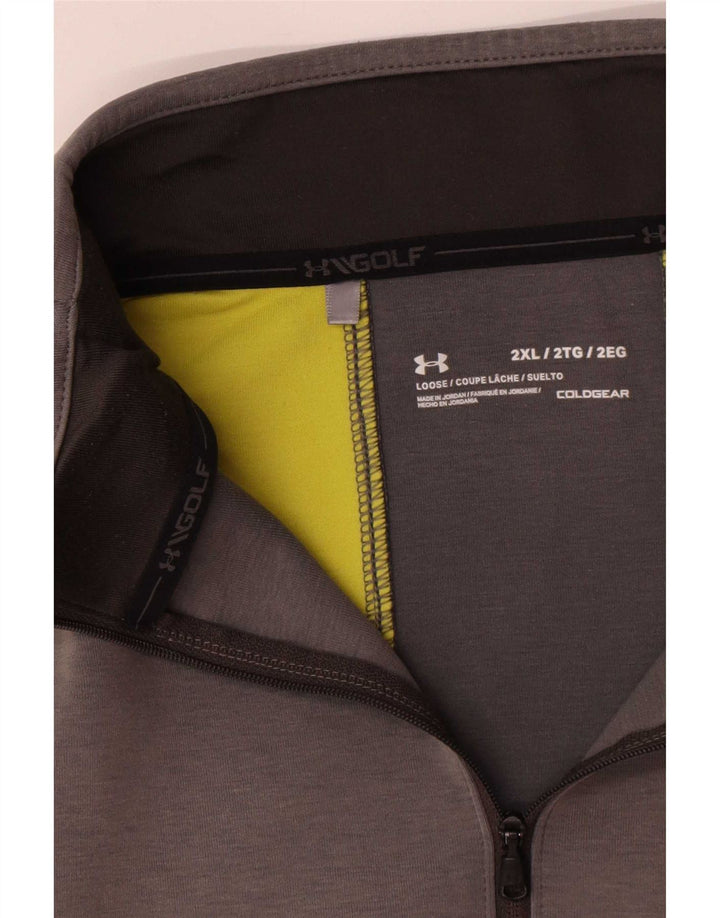 Ανδρική φόρμα πουλόβερ κρύου εξοπλισμού Under Armour Top 2XL Γκρι Colourblock