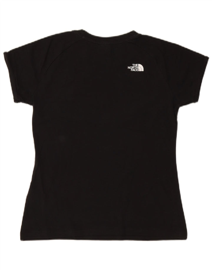 THE NORTH FACE Γυναικείο γραφικό T-Shirt Top UK 14 Μεσαίο μαύρο βαμβακερό