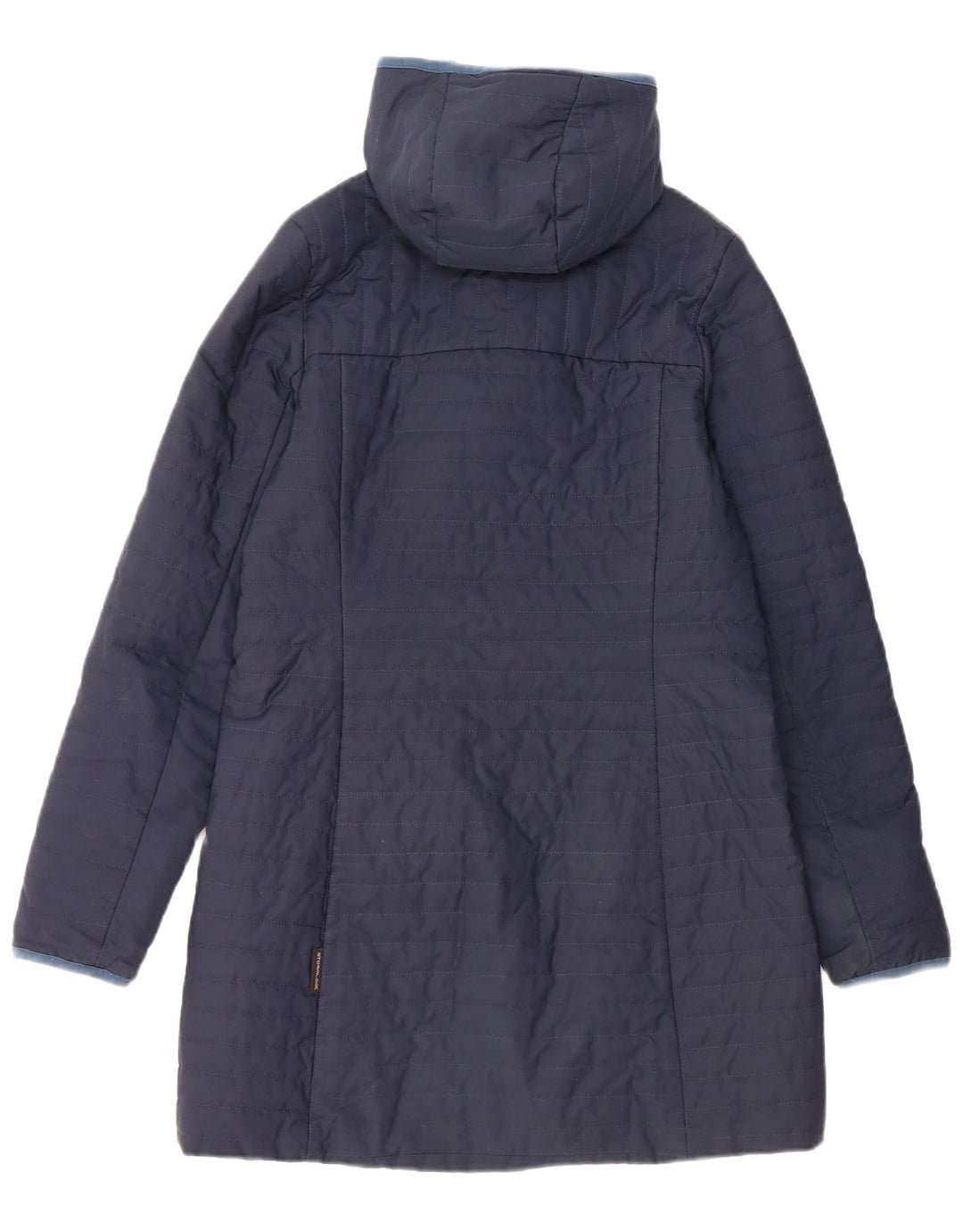 JACK WOLFSKIN Γυναικείο παλτό με κουκούλα UK 6 XS Navy Blue Polyester
