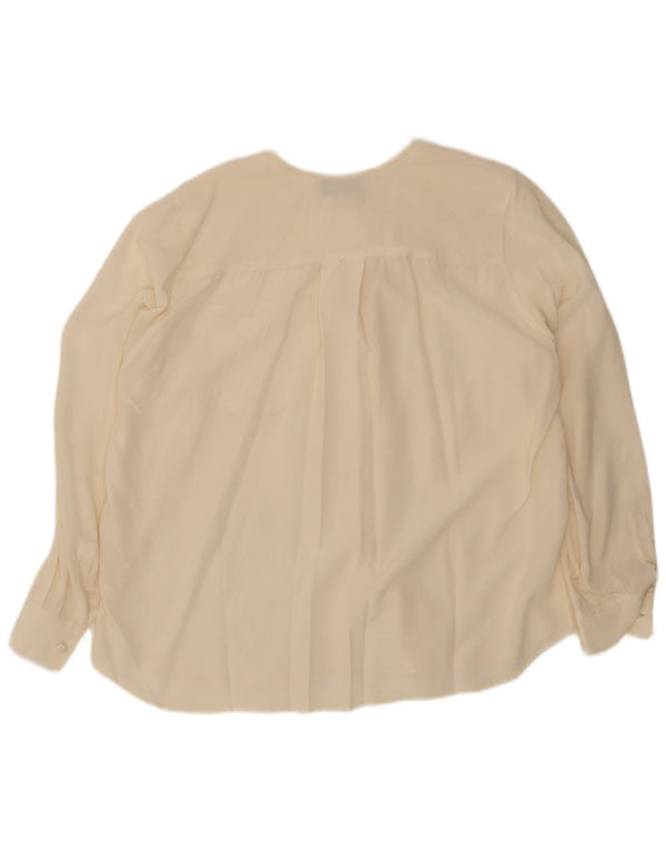 Vintage Γυναικείο πουκάμισο Oversized Μπλούζα IT 50 XL Beige Silk