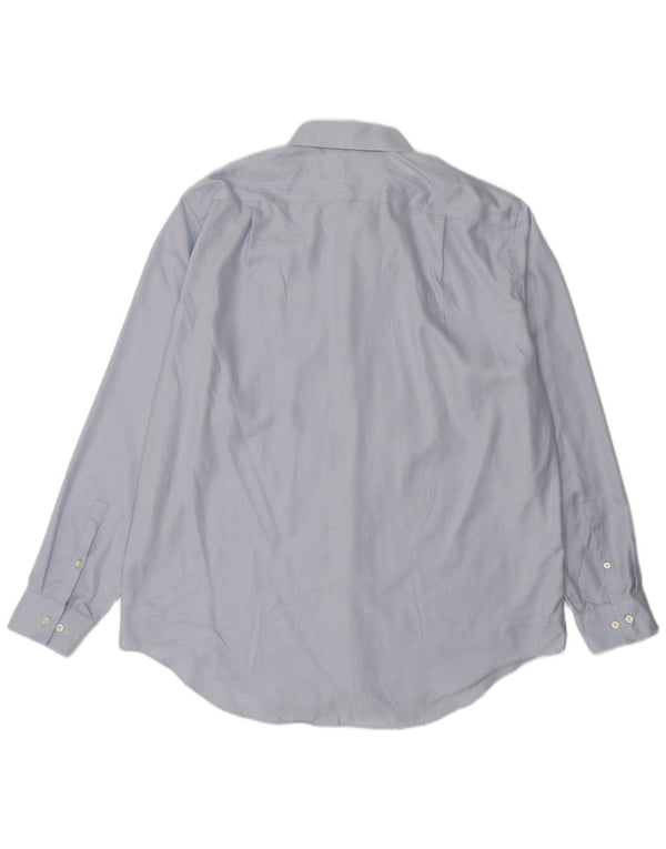 Calvin Klein Ανδρικό πουκάμισο NON - IRON Slim μέγεθος 18 2XL Μπλε βαμβακερό
