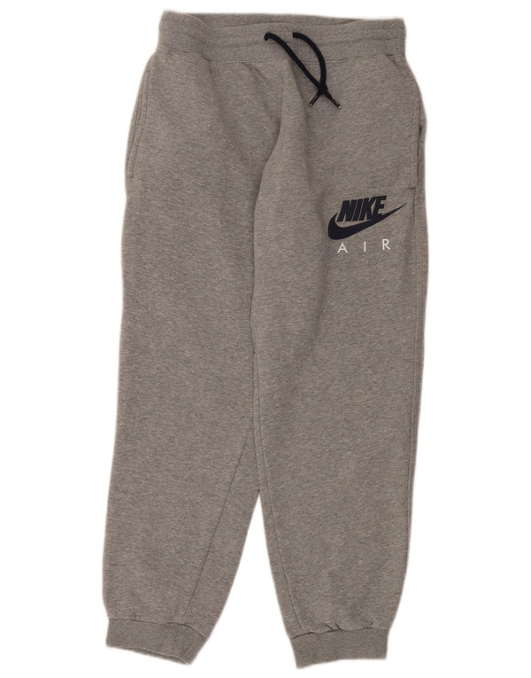 Ανδρικά γραφικά αθλητικά παντελόνια NIKE Joggers μεγάλο γκρι βαμβακερό