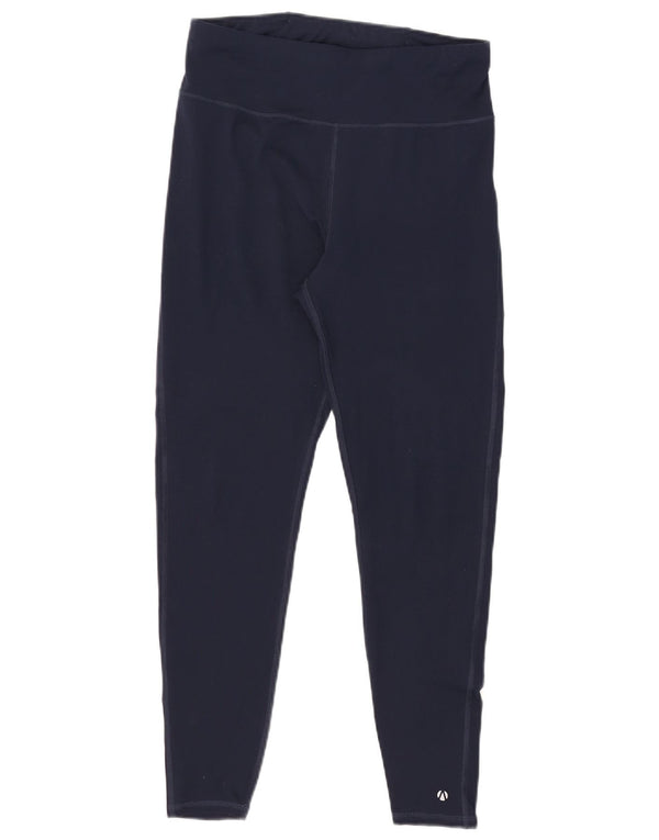 Γυναικείο κολάν MARKS & SPENCER UK 12 Medium Navy Blue Polyester