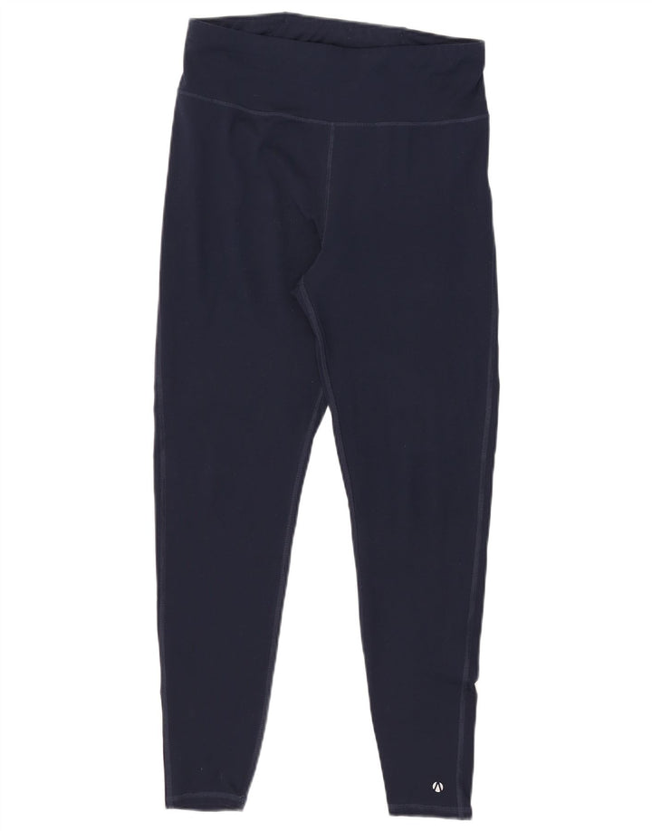 Γυναικείο κολάν MARKS & SPENCER UK 12 Medium Navy Blue Polyester