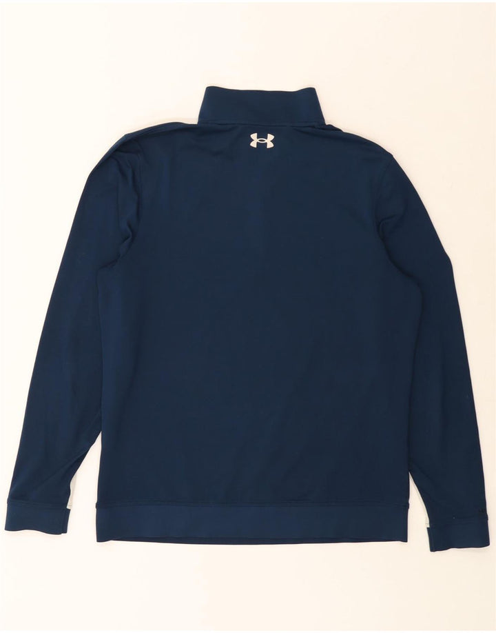 Ανδρικό φούτερ με φερμουάρ UNDER Armour, Jumper, μπλε μπλε χρώματος