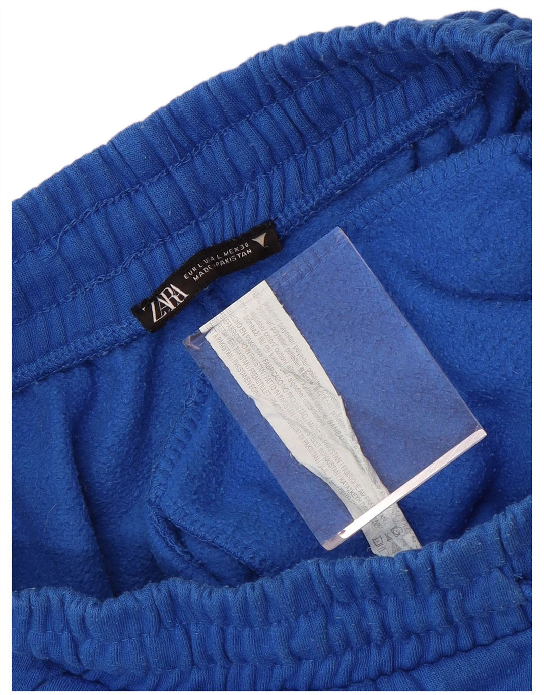Zara Γυναικεία αθλητική φόρμα παντελόνι Joggers UK 14 Large Blue Polyester