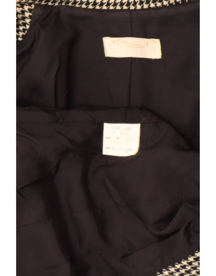 Griffe Γυναικείο μπουφάν blazer UK 10 Small Black Houndstooth