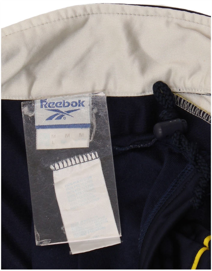 Ανδρική φόρμα γυμναστικής με γραφικά Reebok Top Jacket Medium Navy Blue Colourblock