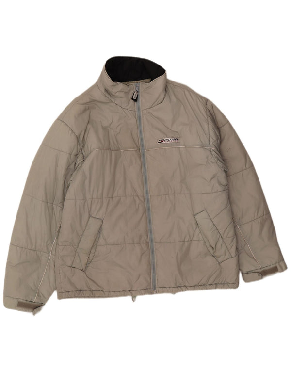 Tommy Hilfiger Ανδρικό μπουφάν με επένδυση UK 40 Large Grey Nylon
