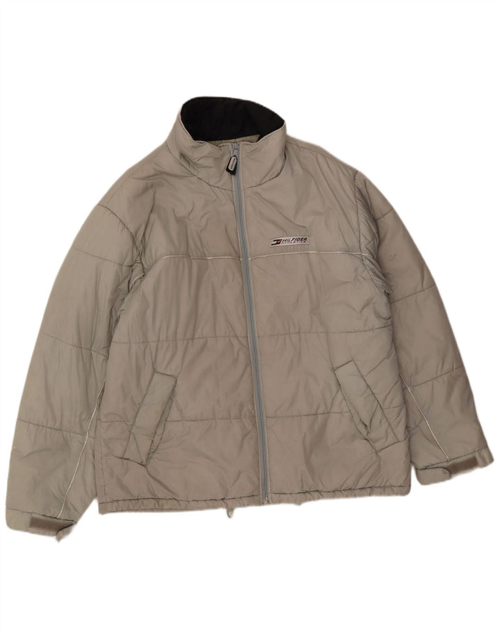 Tommy Hilfiger Ανδρικό μπουφάν με επένδυση UK 40 Large Grey Nylon