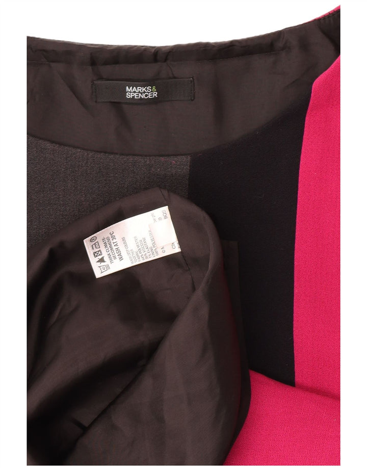 Γυναικείο φόρεμα με θήκη Marks & Spencer UK 10 Small πολύχρωμο Colourblock