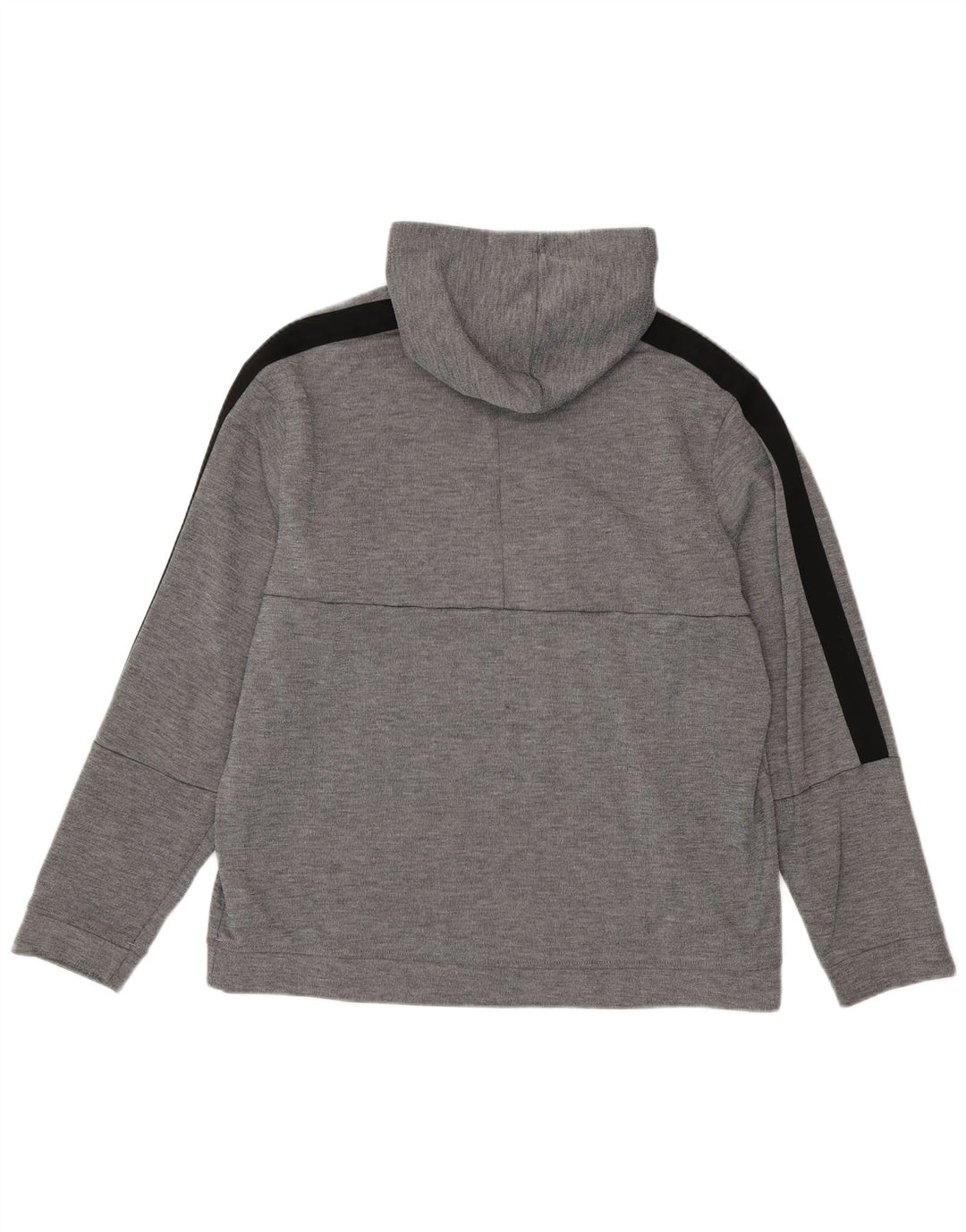 Reebok Mens Hoodie Jumper XL Grey Colourblock Πολυεστέρας