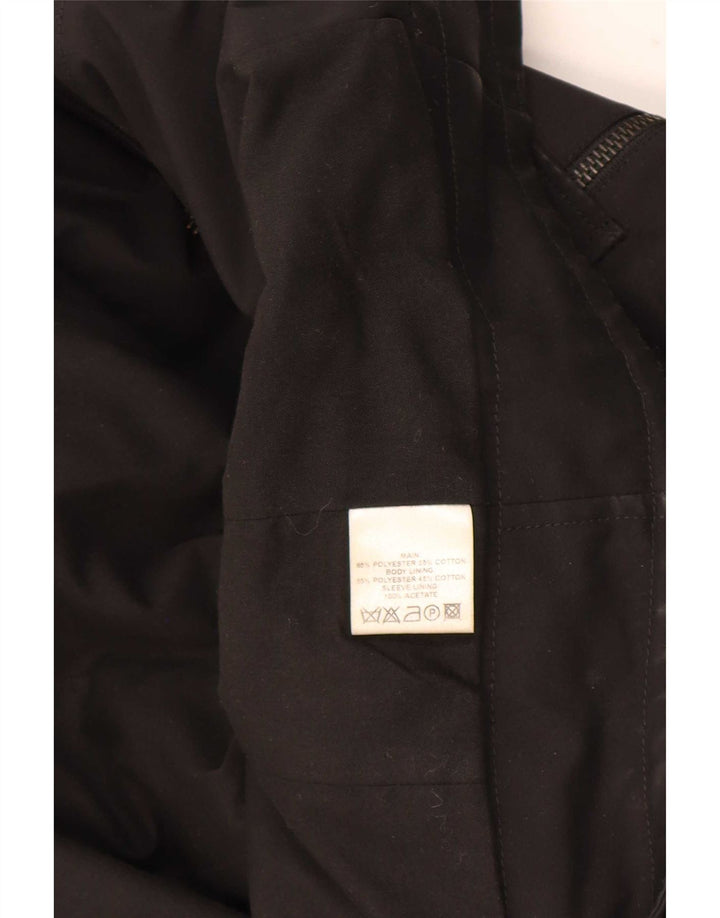 Ανδρικό μπουφάν με κουκούλα Reiss UK 36 Small Black Polyester