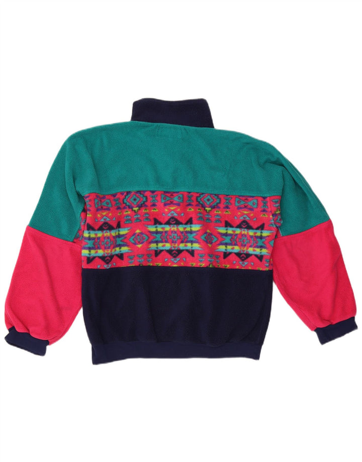 Aesse Ανδρικό φερμουάρ Polartec Fleece Jumper Μεσαίο Πολύχρωμο Γεωμετρικό