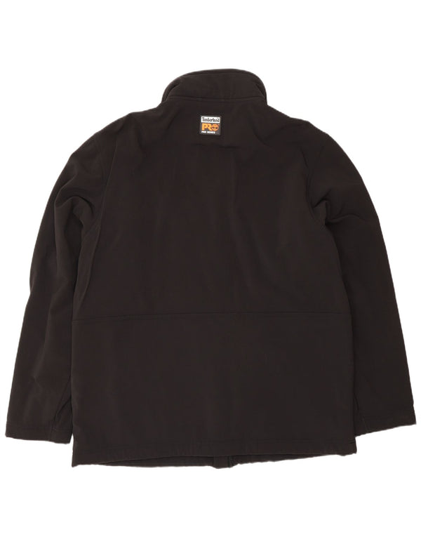 Ανδρικό μπουφάν Timberland Windbreaker UK 42 XL Μαύρο Πολυεστέρας