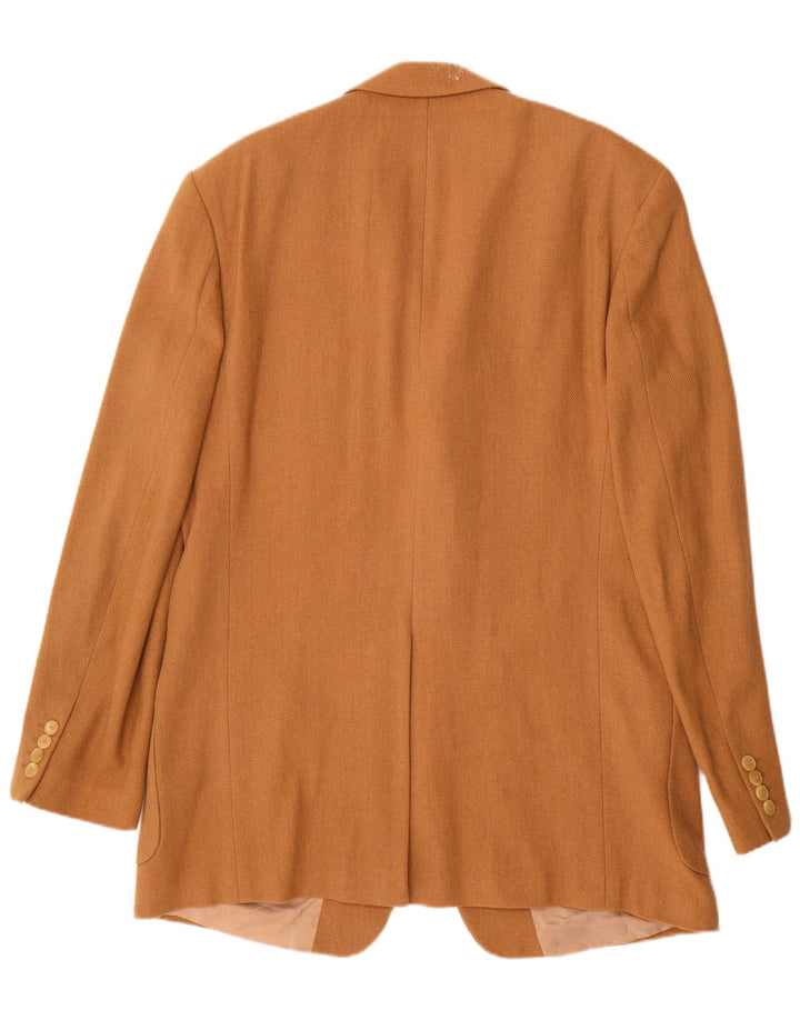 Ανδρικό σακάκι σακάκι Hugo Boss 3 κουμπιών UK 42 XL μπεζ μαλλί