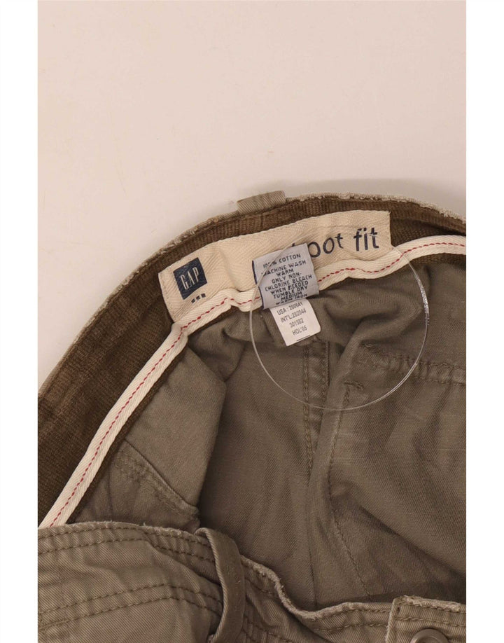 Gap Ανδρικό παντελόνι Chino Bootcut W33 L32 Χακί βαμβακερό
