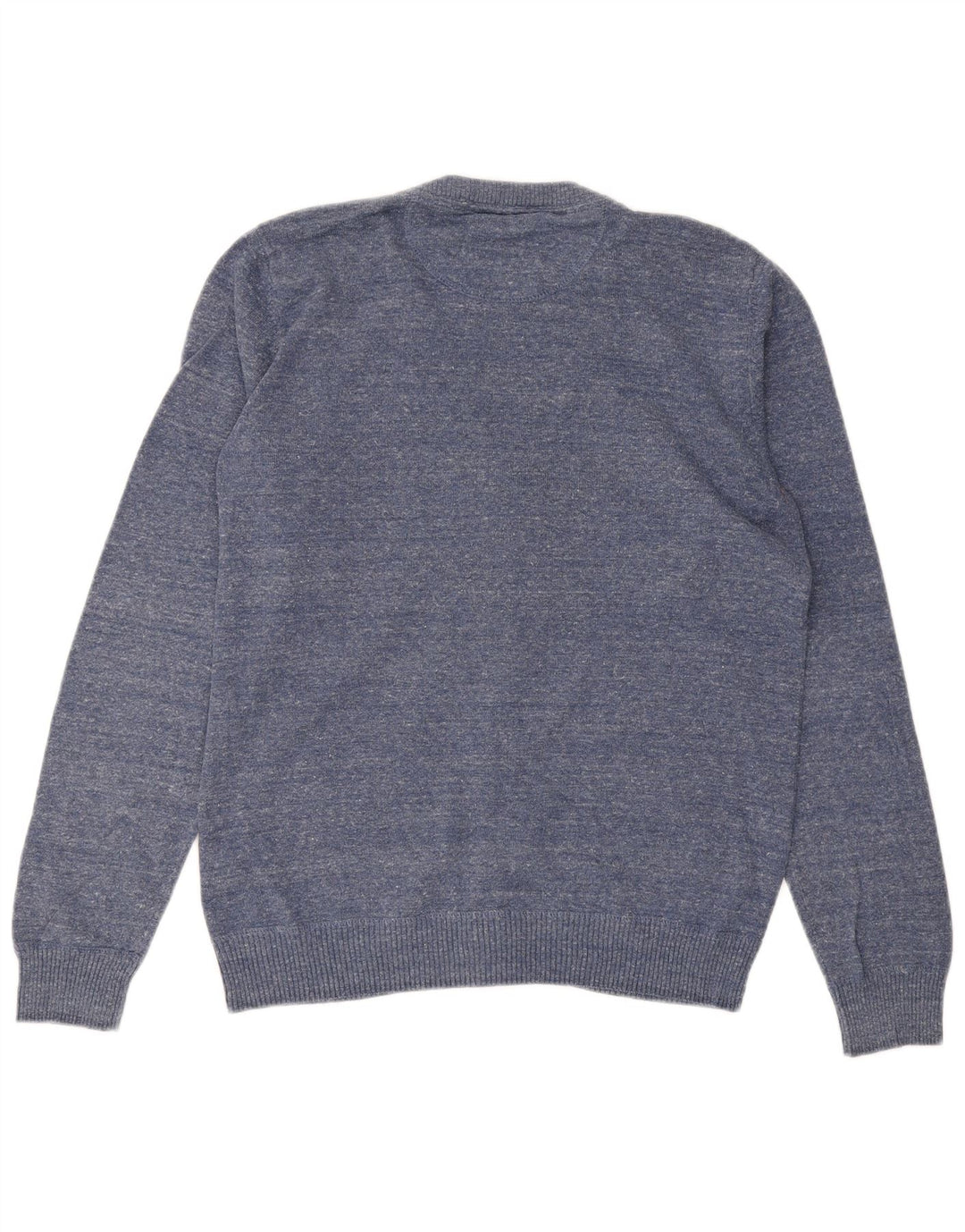 Ανδρικό πουλόβερ ζακέτα JACK & JONES Μεσαίο μπλε βαμβακερό