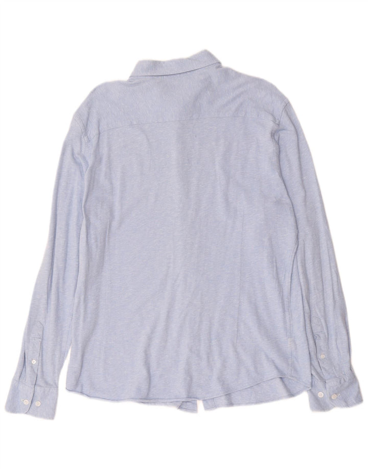 Ανδρικό πουκάμισο Massimo Dutti XL Μπλε