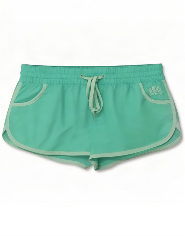 Sundek γυναικείο σορτς κολύμβησης UK 18 XL Green Colourblock Nylon