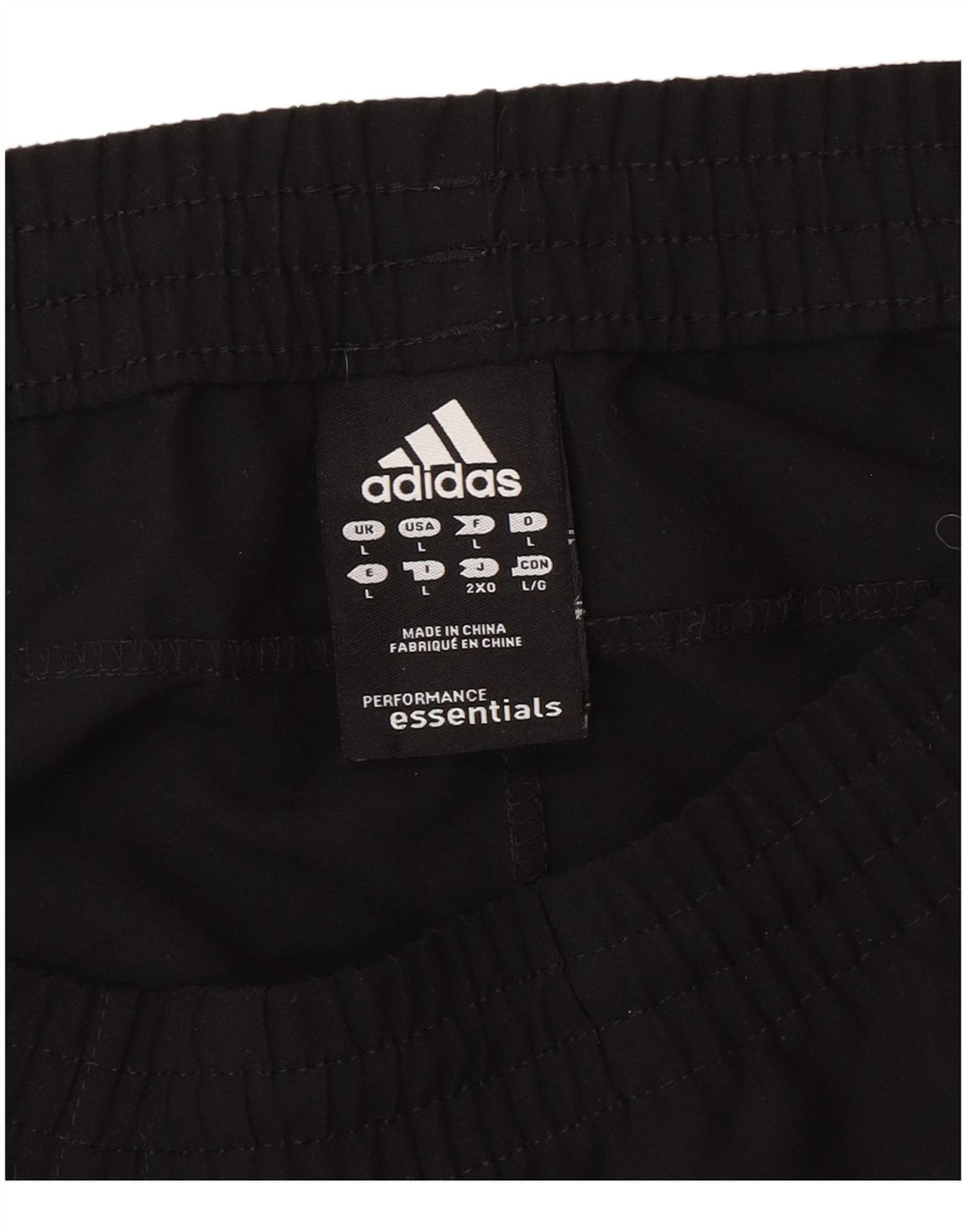 Ανδρική αθλητική φόρμα Adidas Παντελόνι μεγάλο μαύρο πολυεστέρα