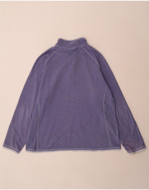 Mountain Warehouse Γυναικείο φερμουάρ Fleece Jumper UK 20 2XL Purple Polyester