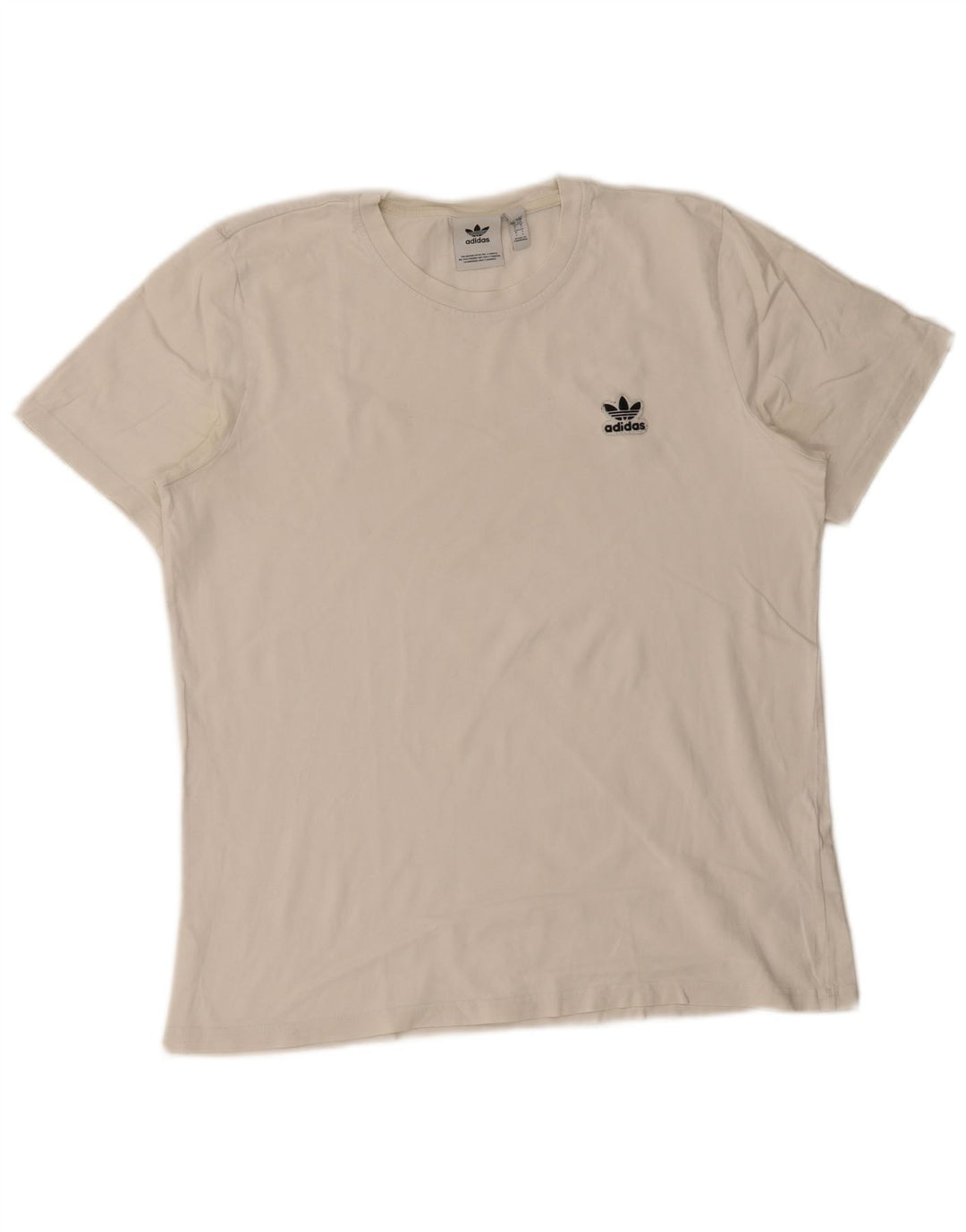 Ανδρικό T-Shirt Adidas Top μεγάλο λευκό βαμβακερό