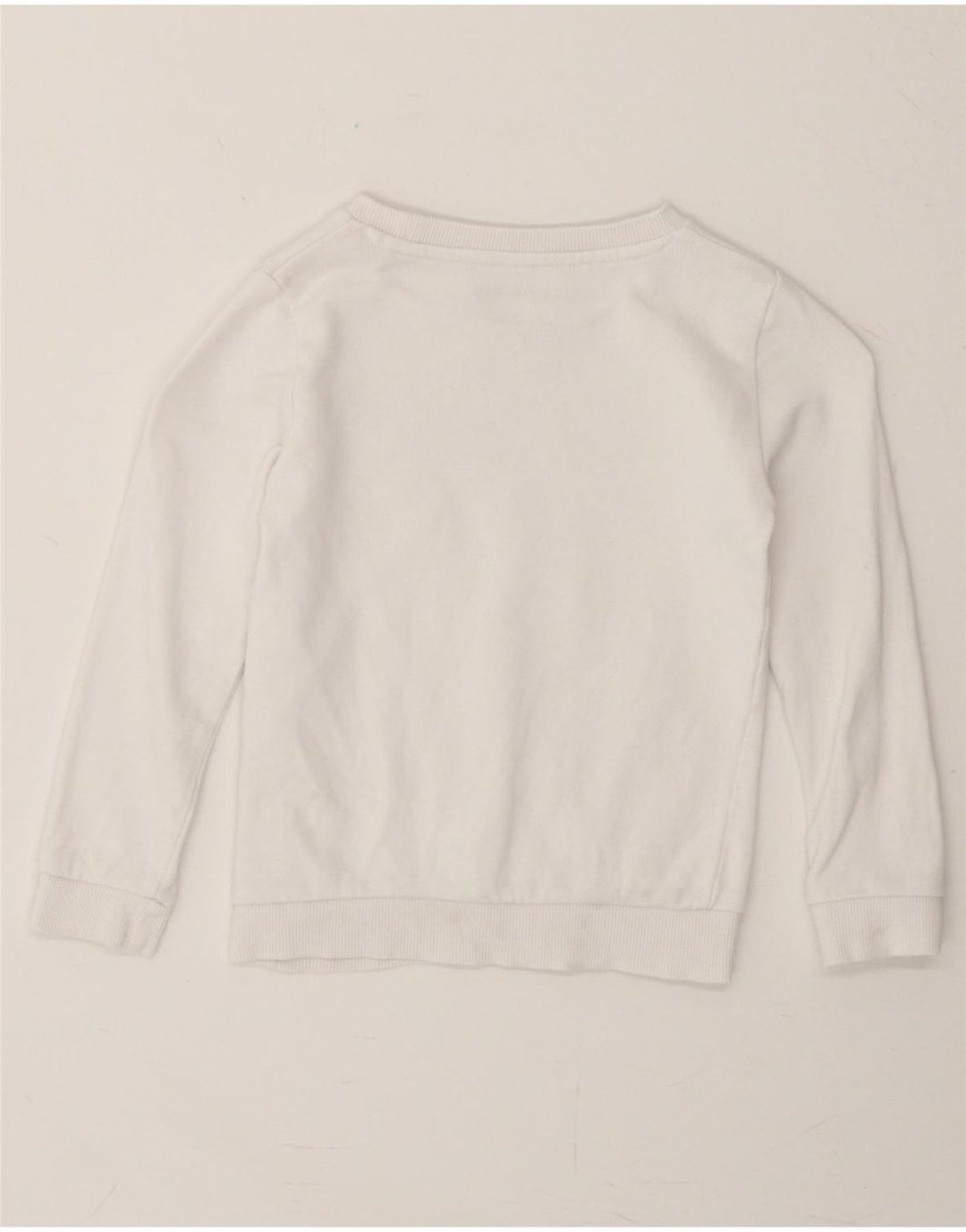 GUESS Girls Graphic Sweatshirt Jumper 2-3 Years White Vintage Guess and Second-Hand Guess from Messina Hembry 