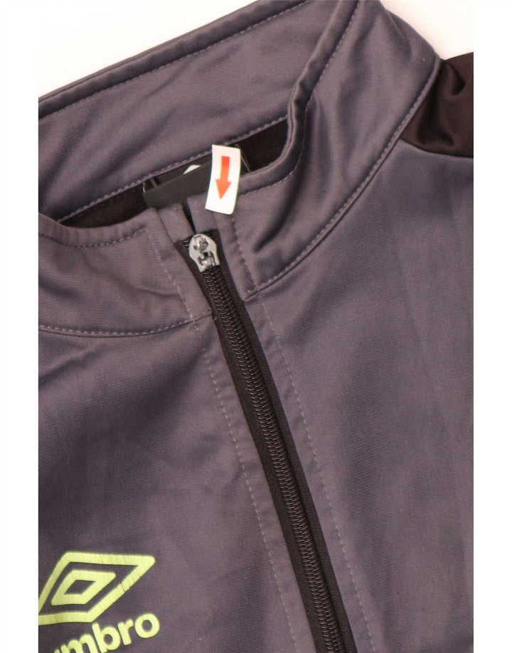Μπουφάν Umbro Boys Tracksuit Top Jacket 11-12 Years Grey Polyester