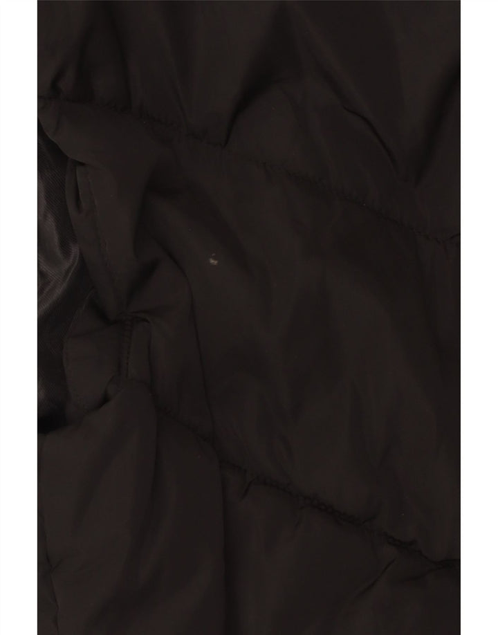 Zara Γυναικείο Gilet UK 12 Medium Black