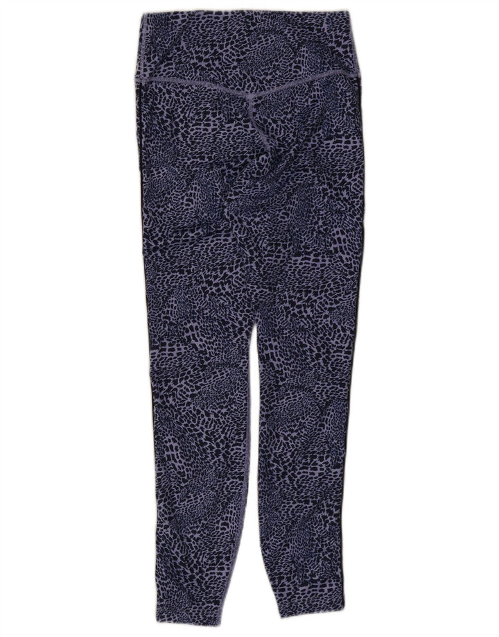 Γυναικείο κολάν Nike Dri Fit UK 8 Small Blue Animal Print Polyester