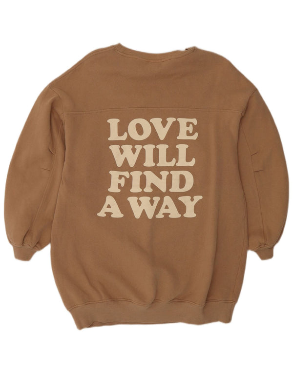 Zara Girls Disney Graphic Φούτερ 13-14 ετών Καφέ