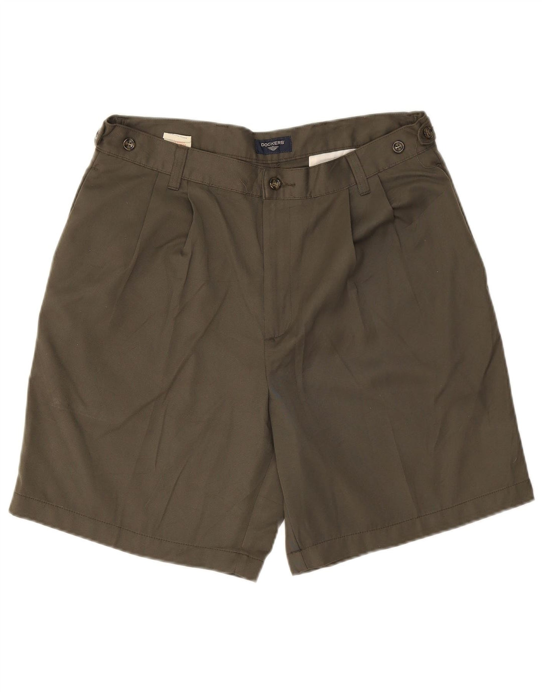 Dockers Ανδρικό σορτς Chino με καρφίτσες W34 Μεγάλο χακί πολυεστέρα