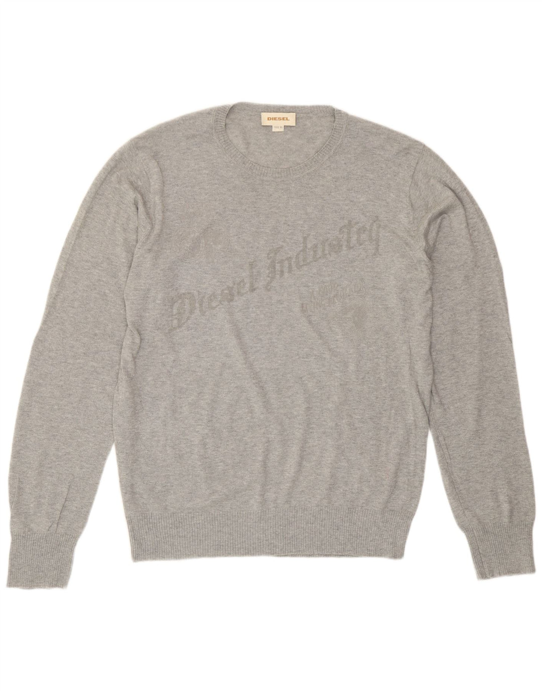 Ανδρικό πουλόβερ Diesel Graphic Crew Neck Jumper XL Grey