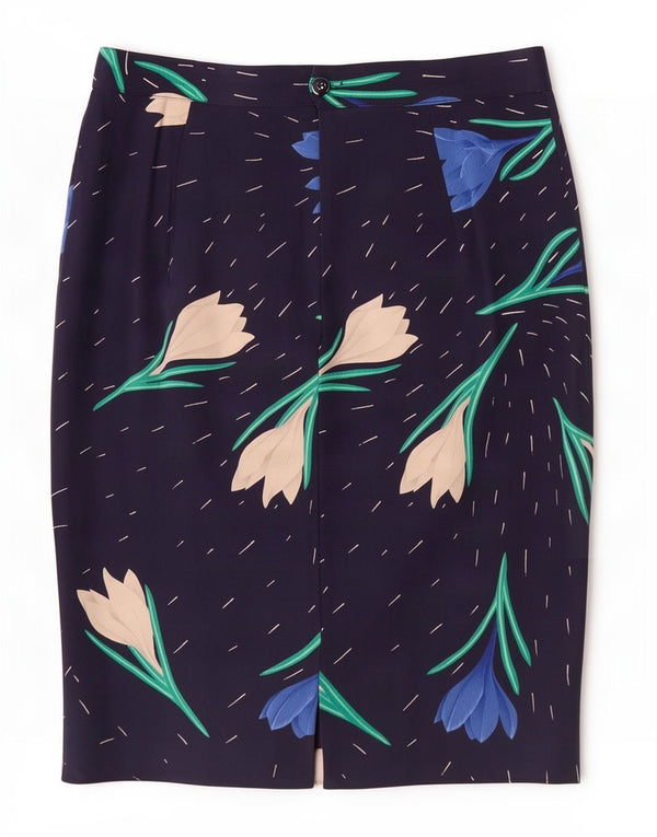 Γυναικεία Pencil Φούστα Beltrami Small W27 Navy Blue Floral