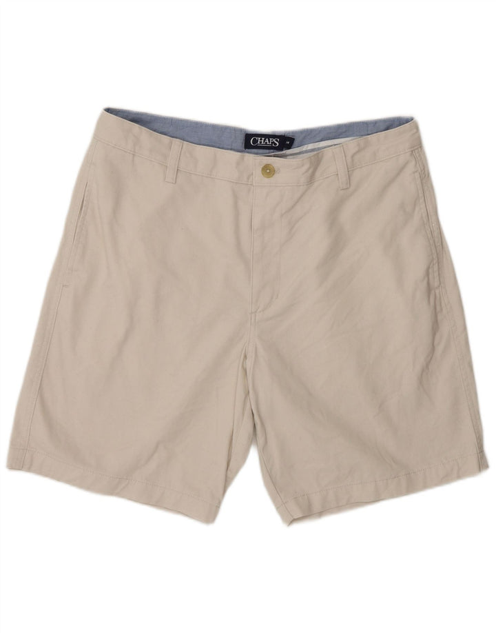 Chaps Ανδρικό σορτς Chino W34 Μεγάλο Μπεζ βαμβακερό